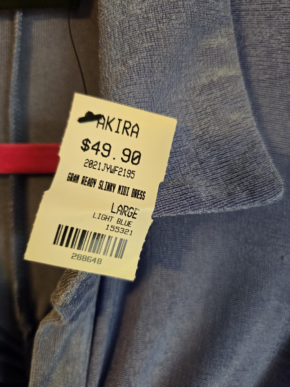 Akira Lavender Ruched Button-Front Long Sleeve Dress - Picture 5 of 16